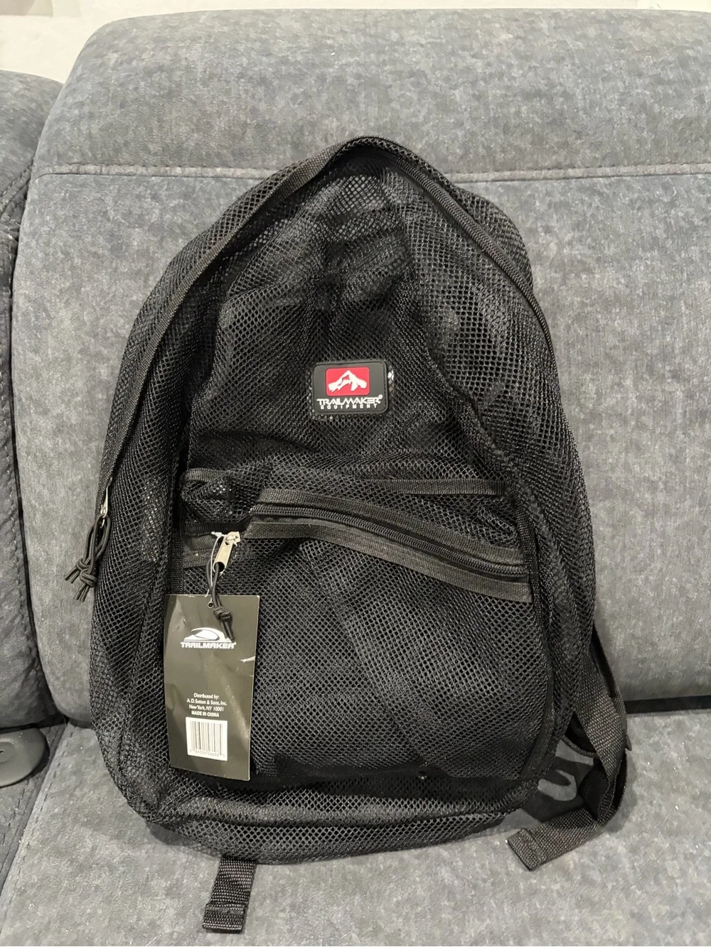 Black Mesh Daypack by